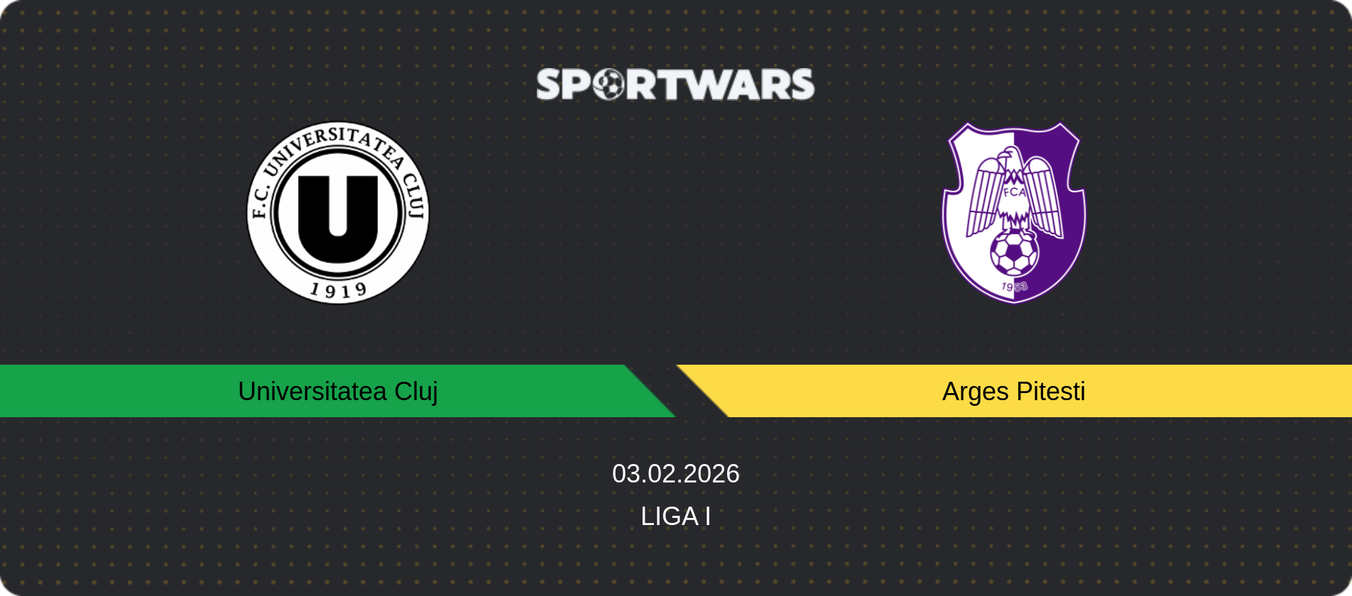 Match prediction Universitatea Cluj — Arges Pitesti, Liga I, 03.02.2026