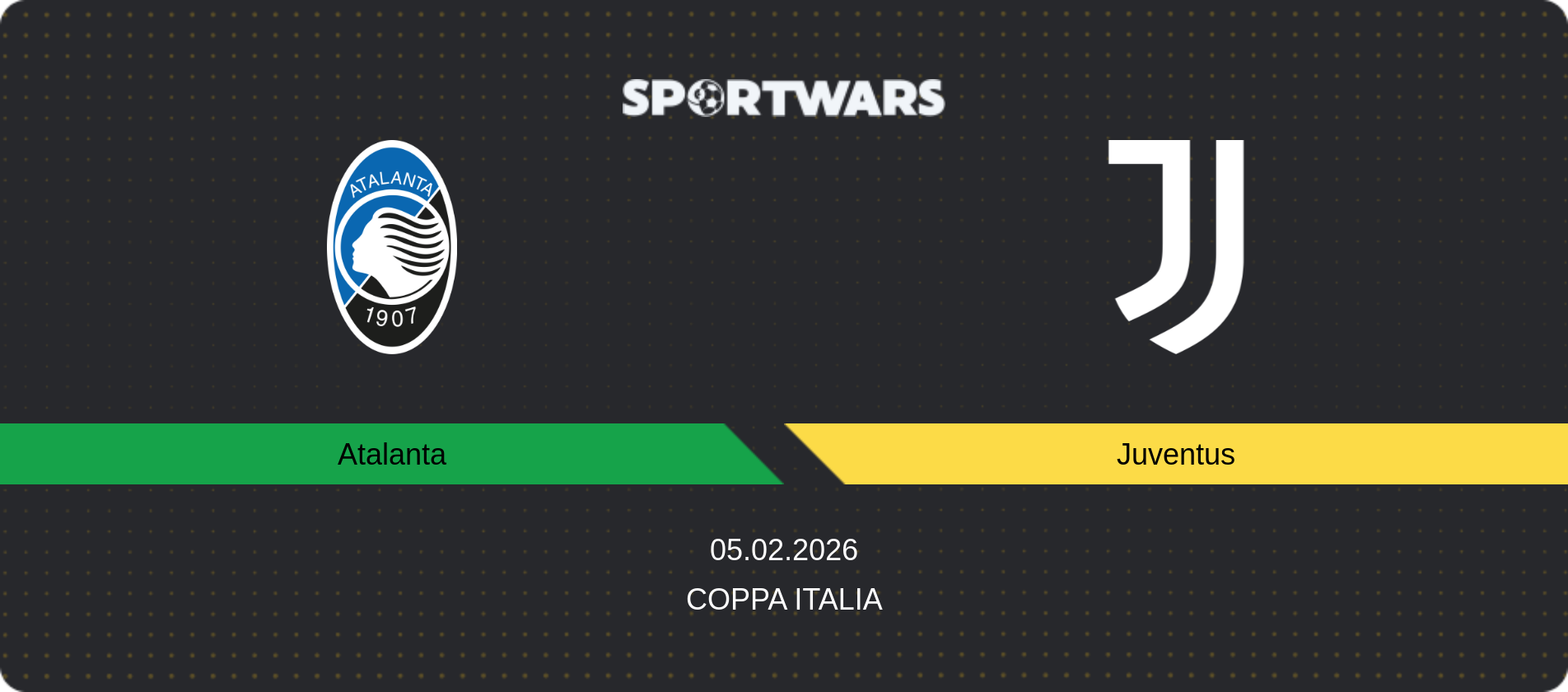 Match prediction Atalanta — Juventus, Coppa Italia, 05.02.2026