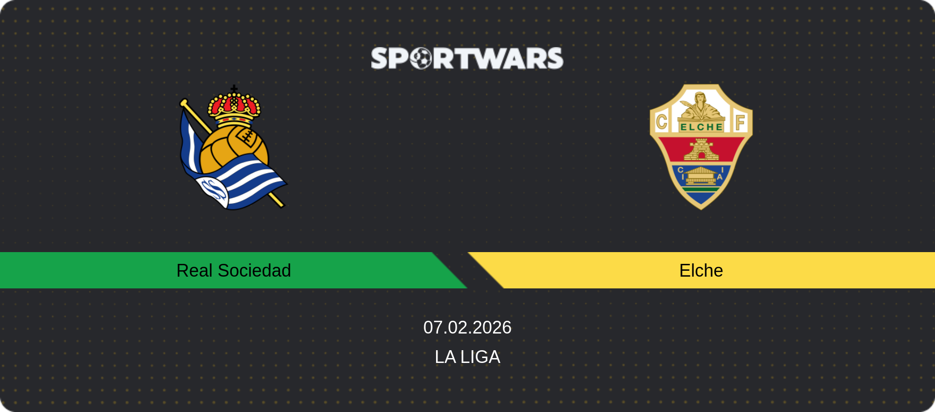 Match prediction Real Sociedad — Elche, La Liga, 07.02.2026