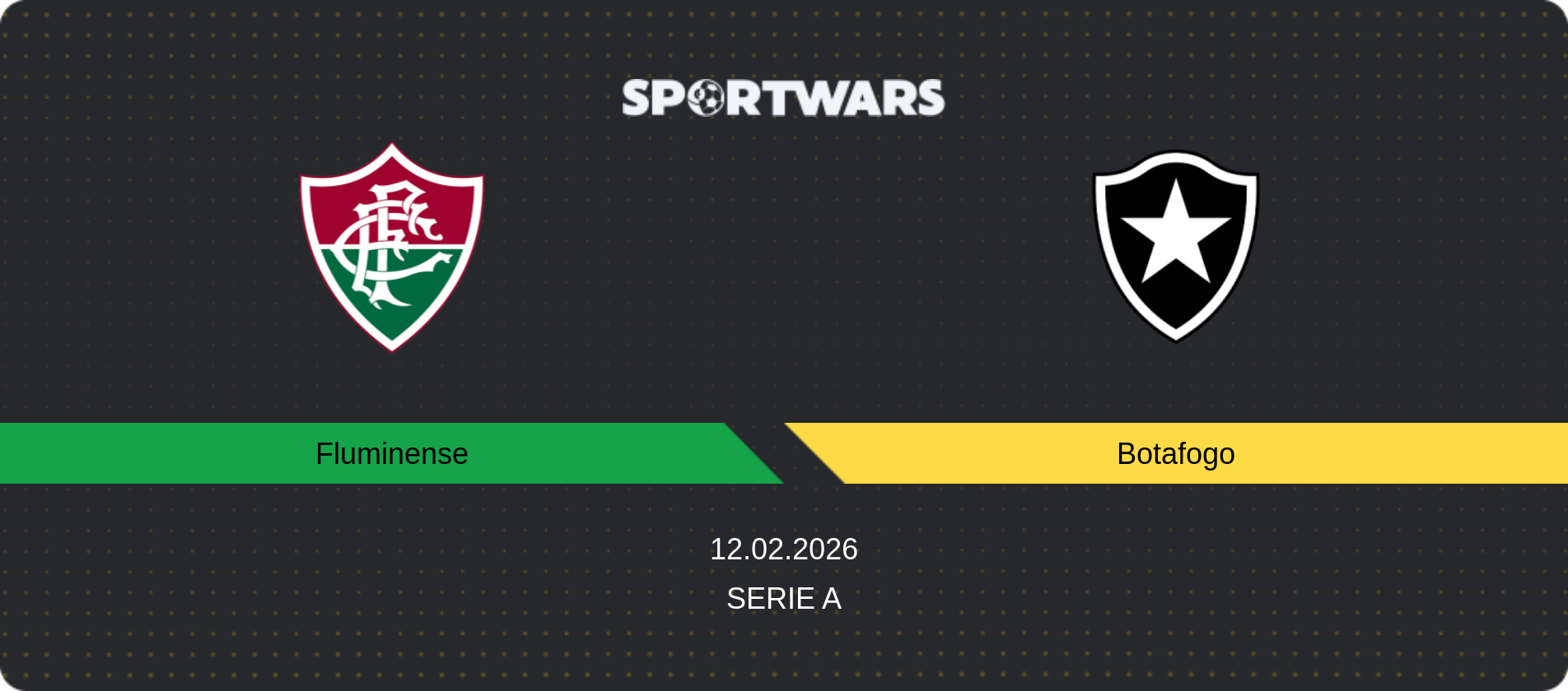Match prediction Fluminense — Botafogo, Serie A, 12.02.2026
