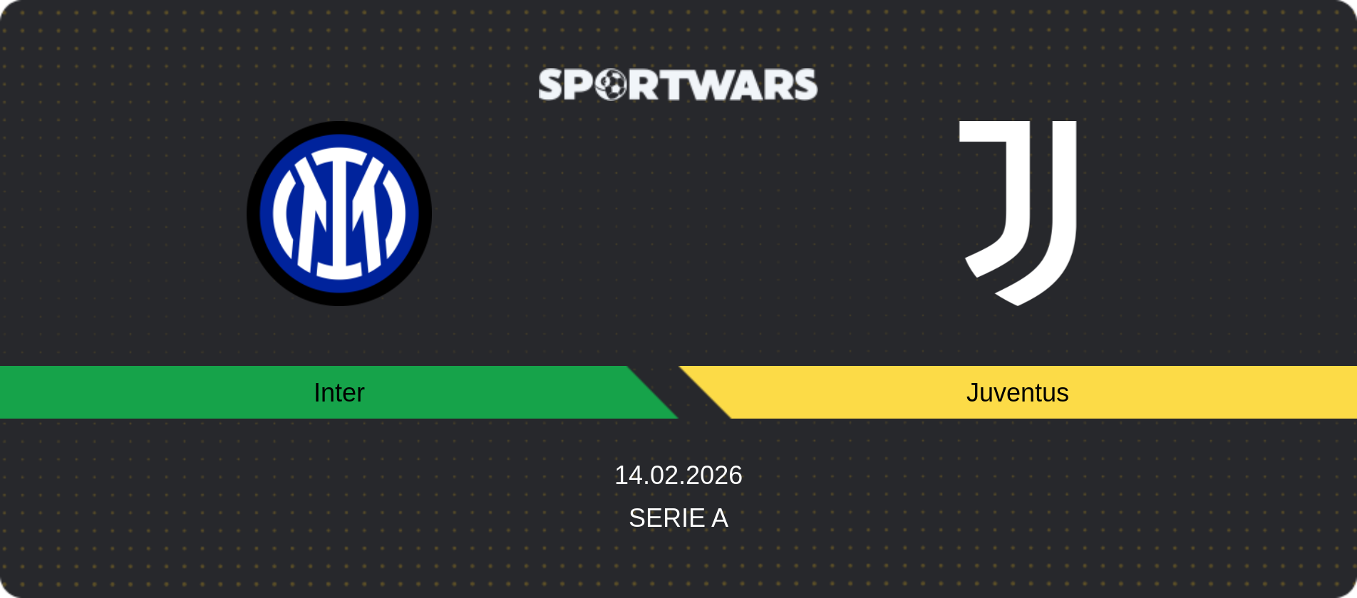 Match prediction Inter — Juventus, Serie A, 14.02.2026