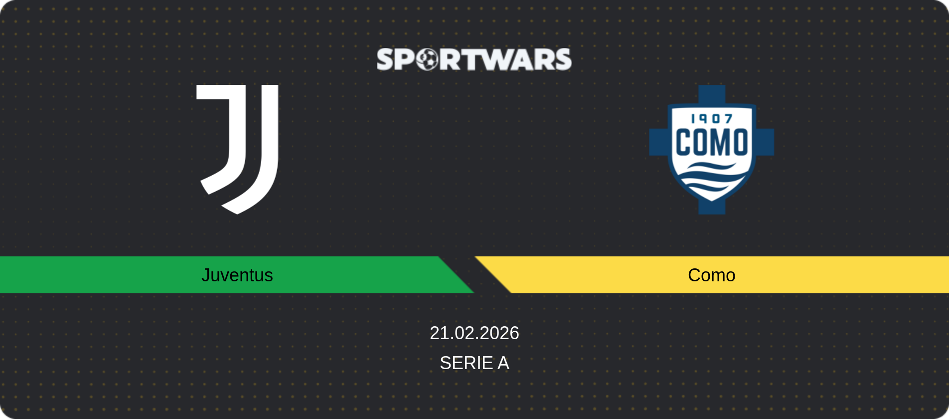 Match prediction Juventus — Como, Serie A, 21.02.2026