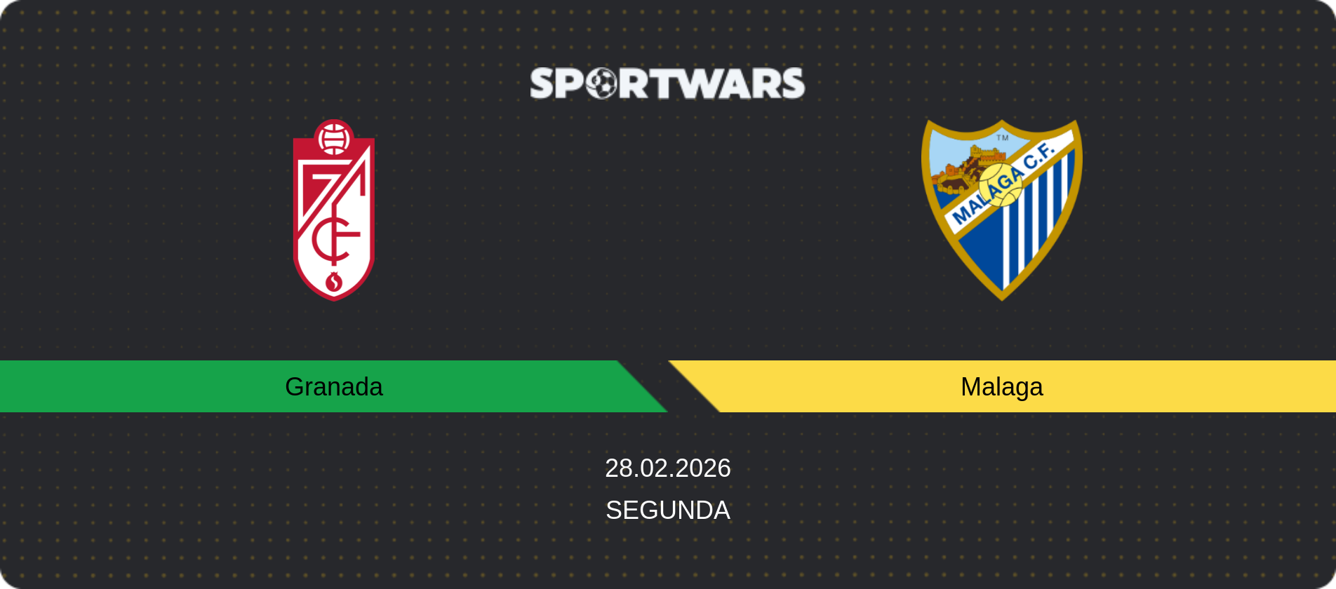 Match prediction Granada — Malaga, Segunda, 28.02.2026