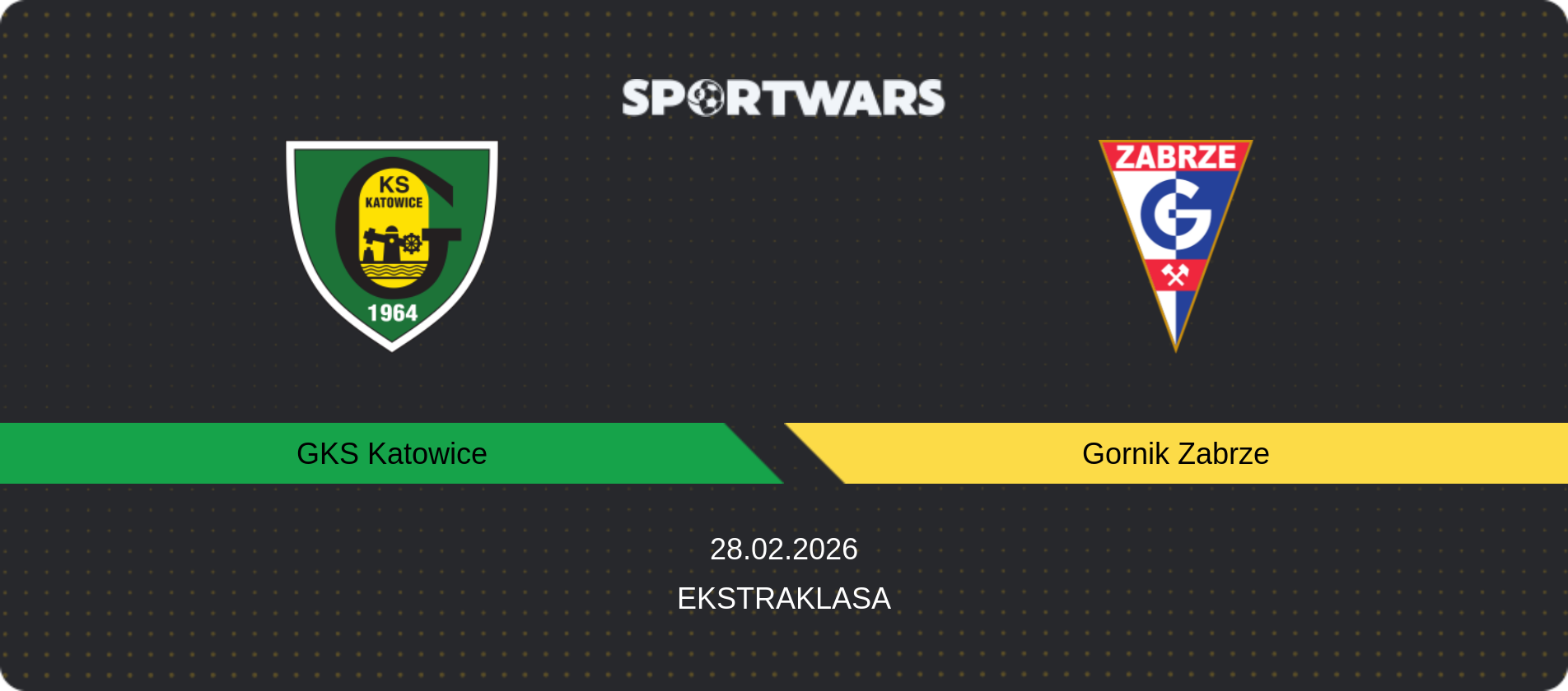 Match prediction GKS Katowice — Gornik Zabrze, Ekstraklasa, 28.02.2026