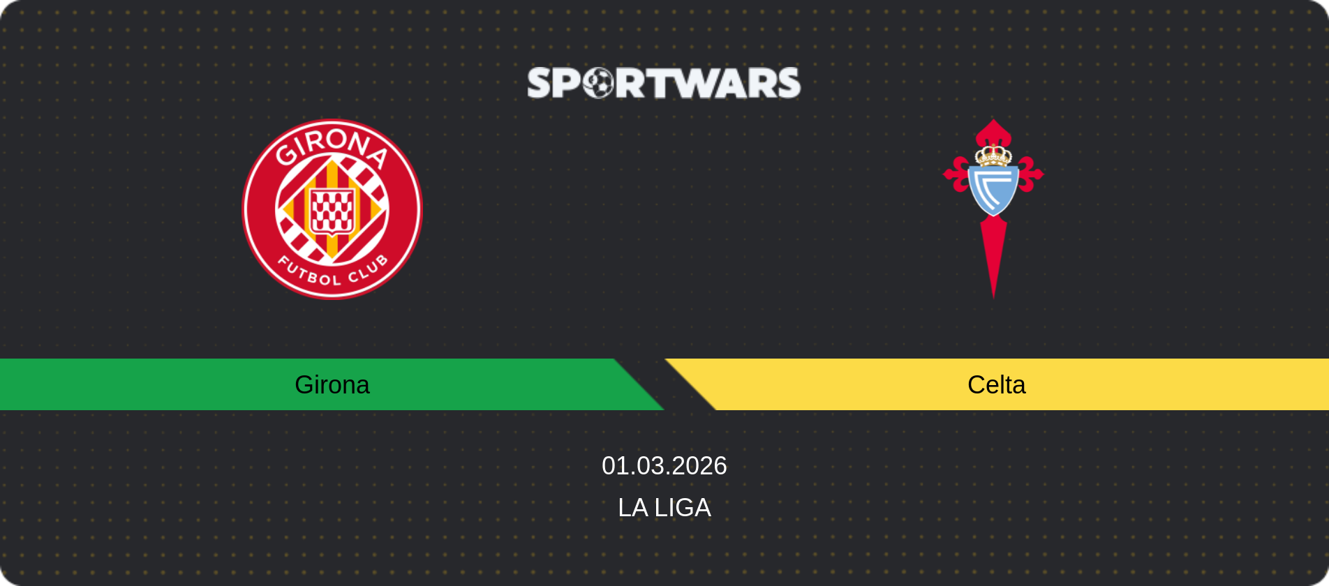 Match prediction Girona — Celta, La Liga, 01.03.2026