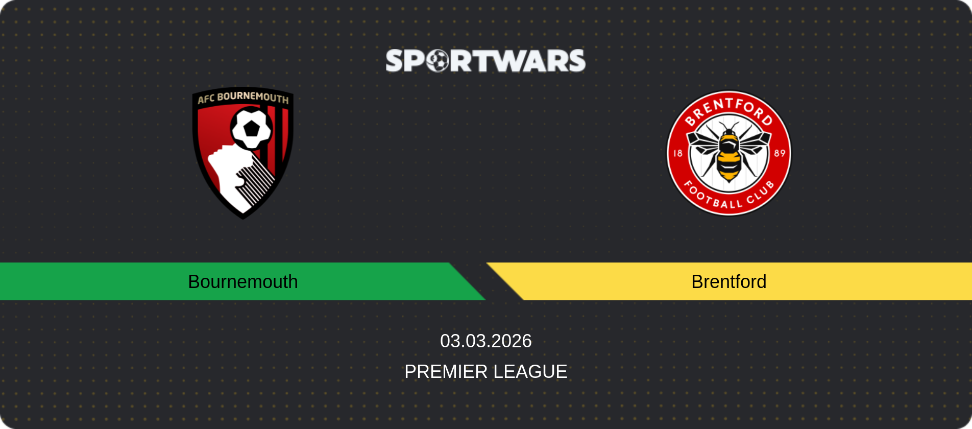 Match prediction Bournemouth — Brentford, Premier League, 03.03.2026