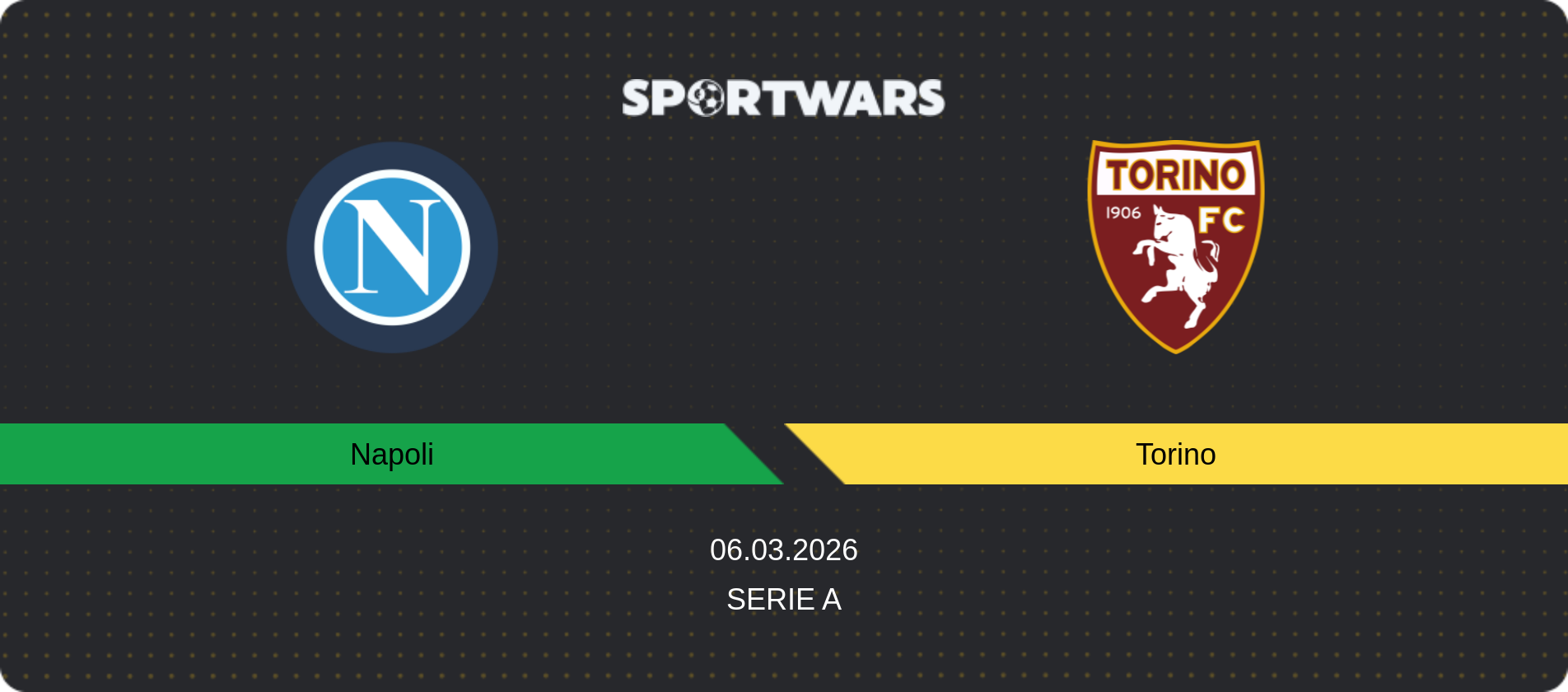 Match prediction Napoli — Torino, Serie A, 06.03.2026