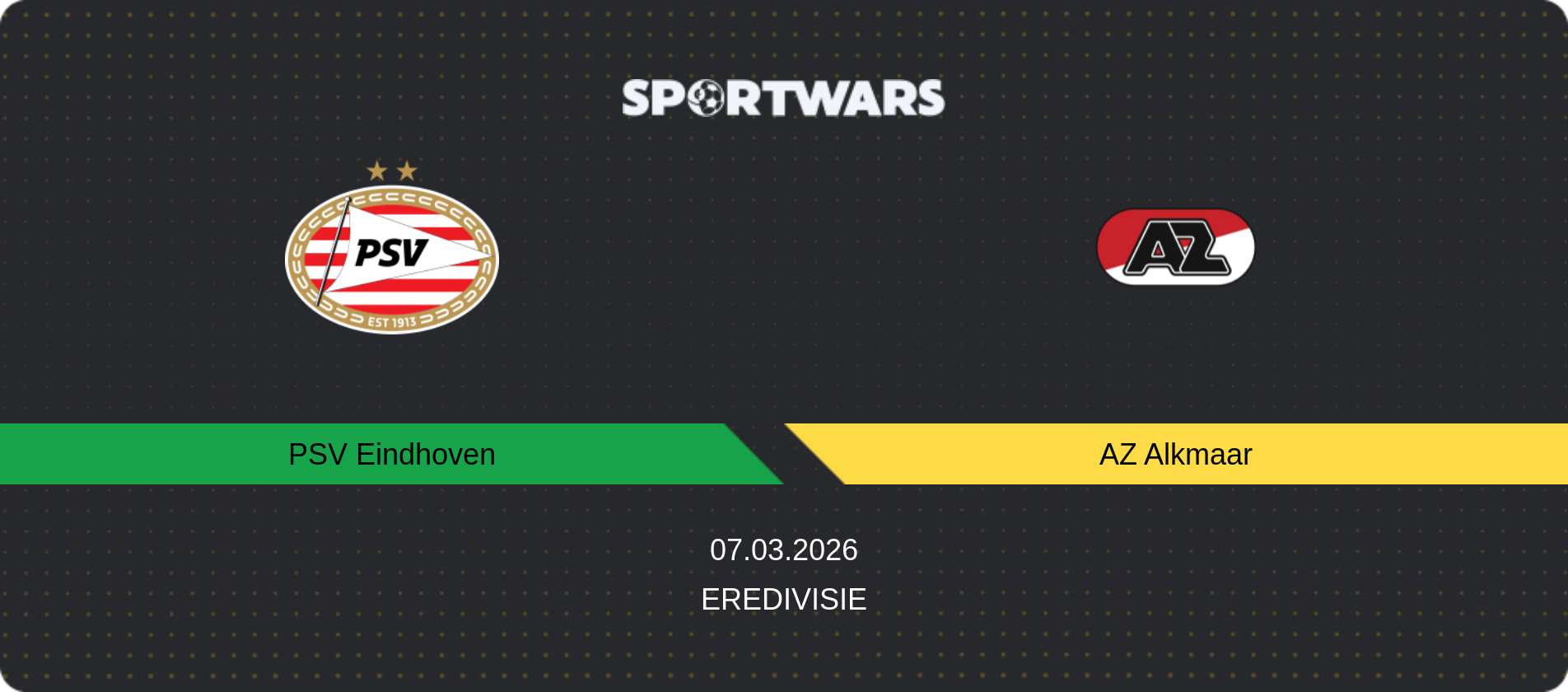 Match prediction PSV Eindhoven — AZ Alkmaar, Eredivisie, 07.03.2026