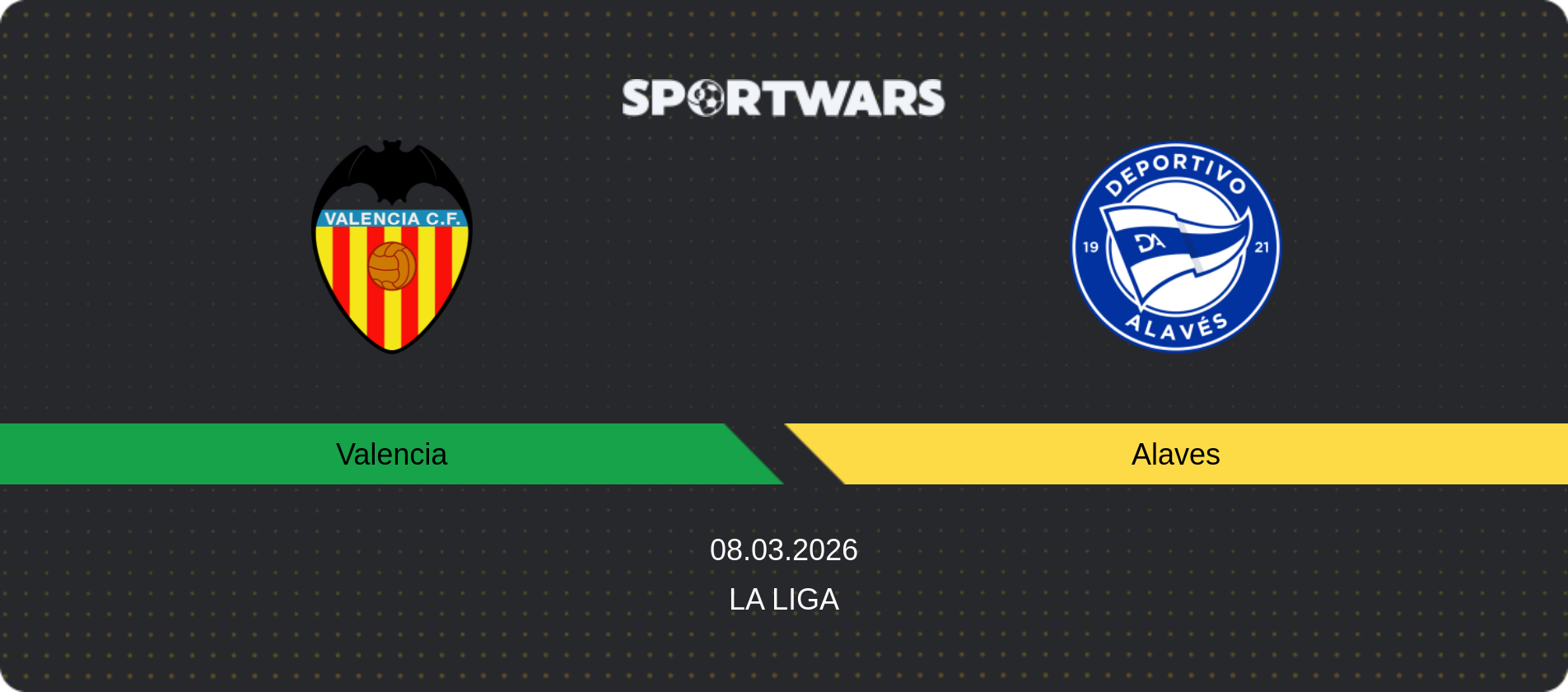 Match prediction Valencia — Alaves, La Liga, 08.03.2026