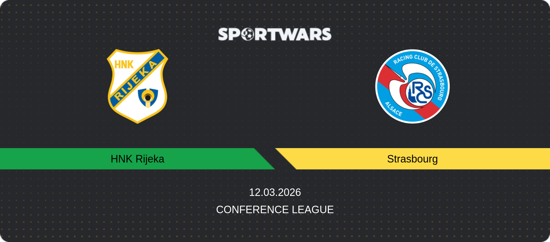 Match prediction HNK Rijeka — Strasbourg, Conference League, 12.03.2026