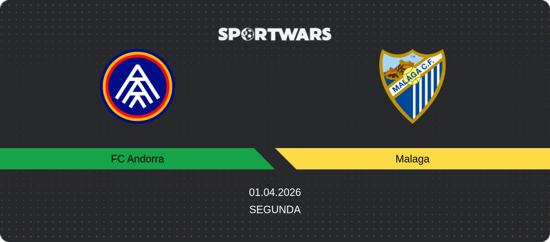 Match prediction FC Andorra — Malaga, Segunda, 01.04.2026