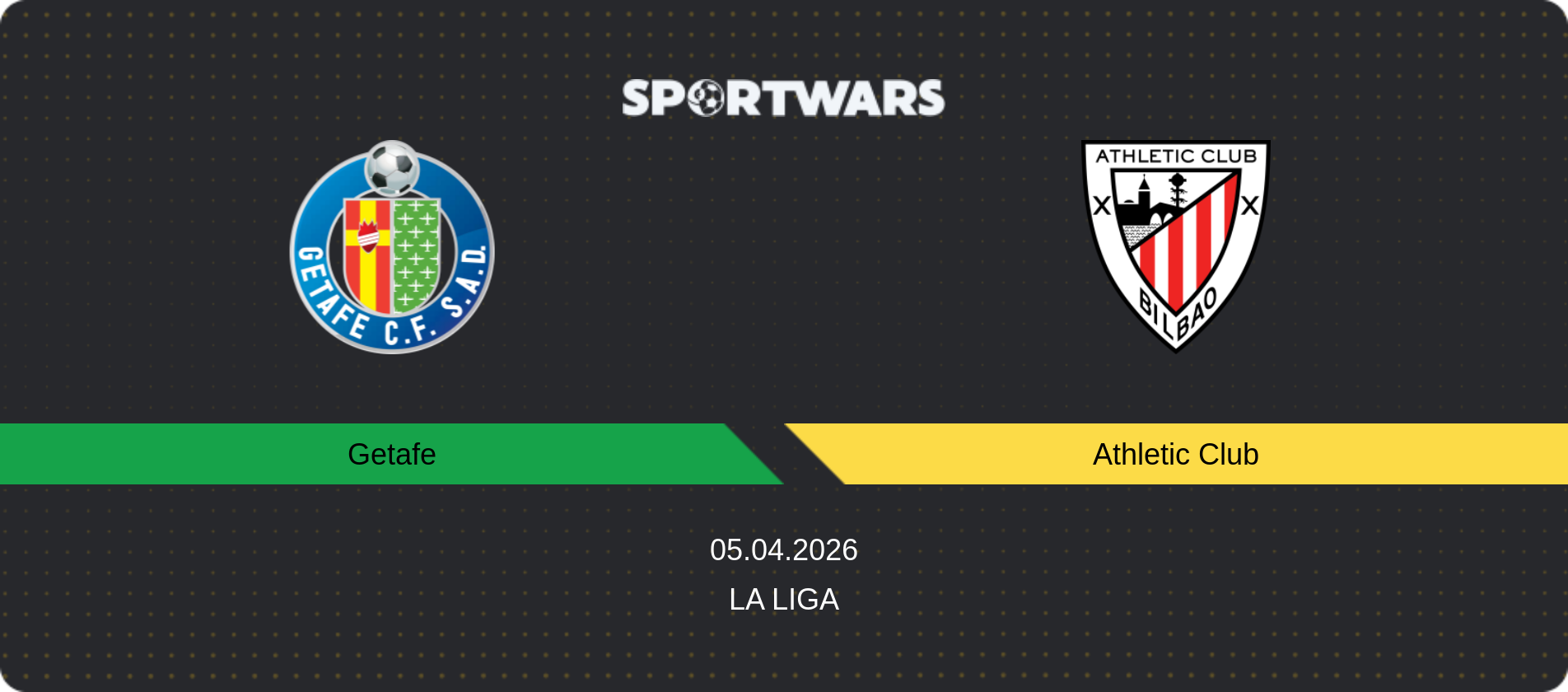 Match prediction Getafe — Athletic Club, La Liga, 05.04.2026