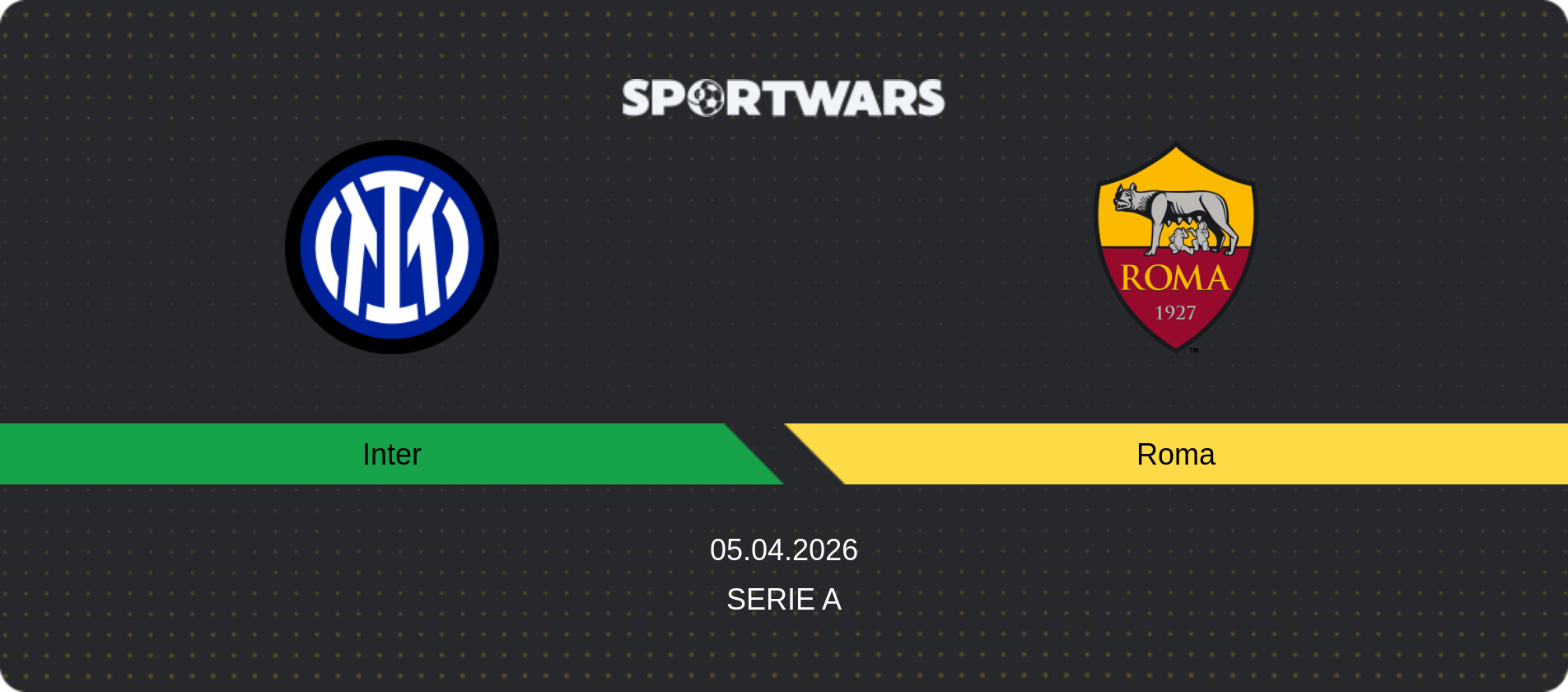 Match prediction Inter — Roma, Serie A, 05.04.2026