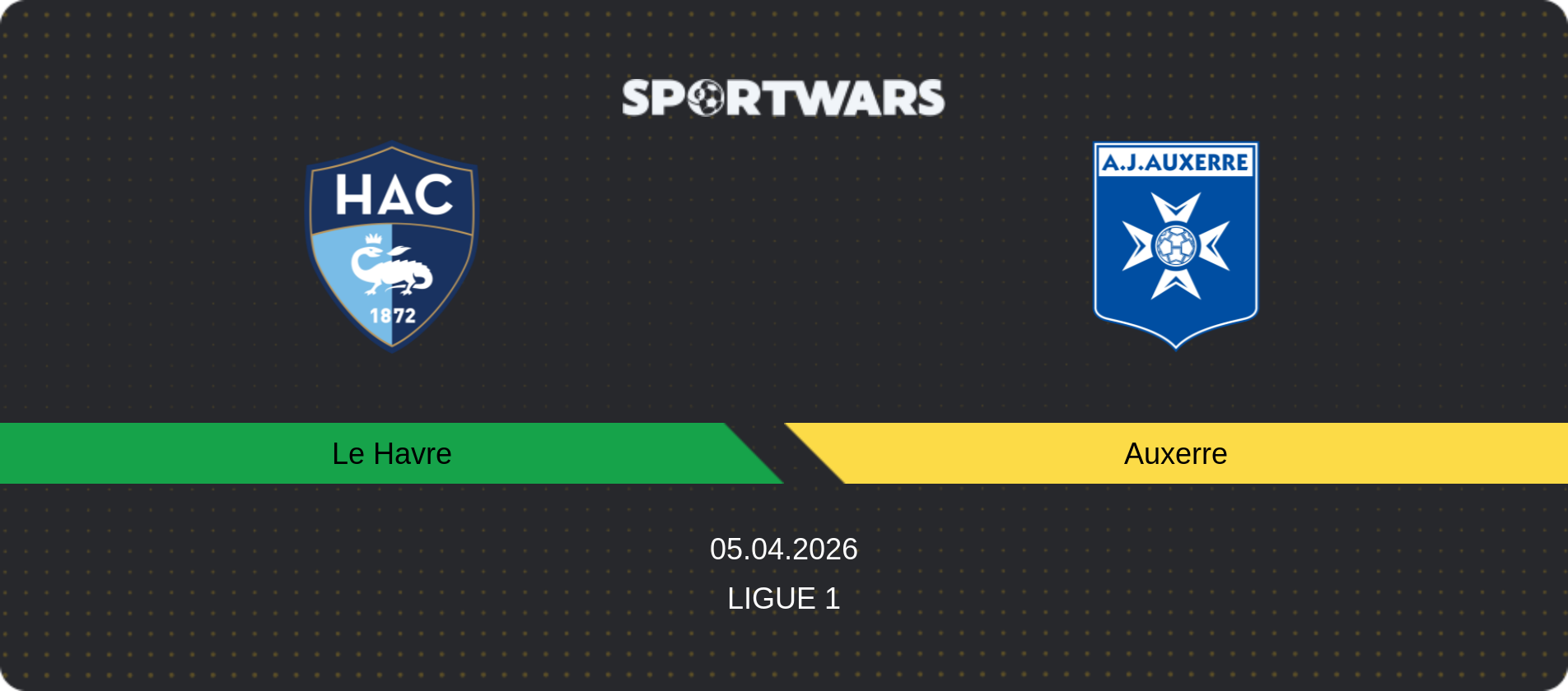 Match prediction Le Havre — Auxerre, Ligue 1, 05.04.2026