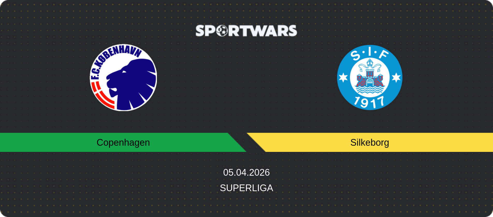 Match prediction Copenhagen — Silkeborg, Superliga, 05.04.2026