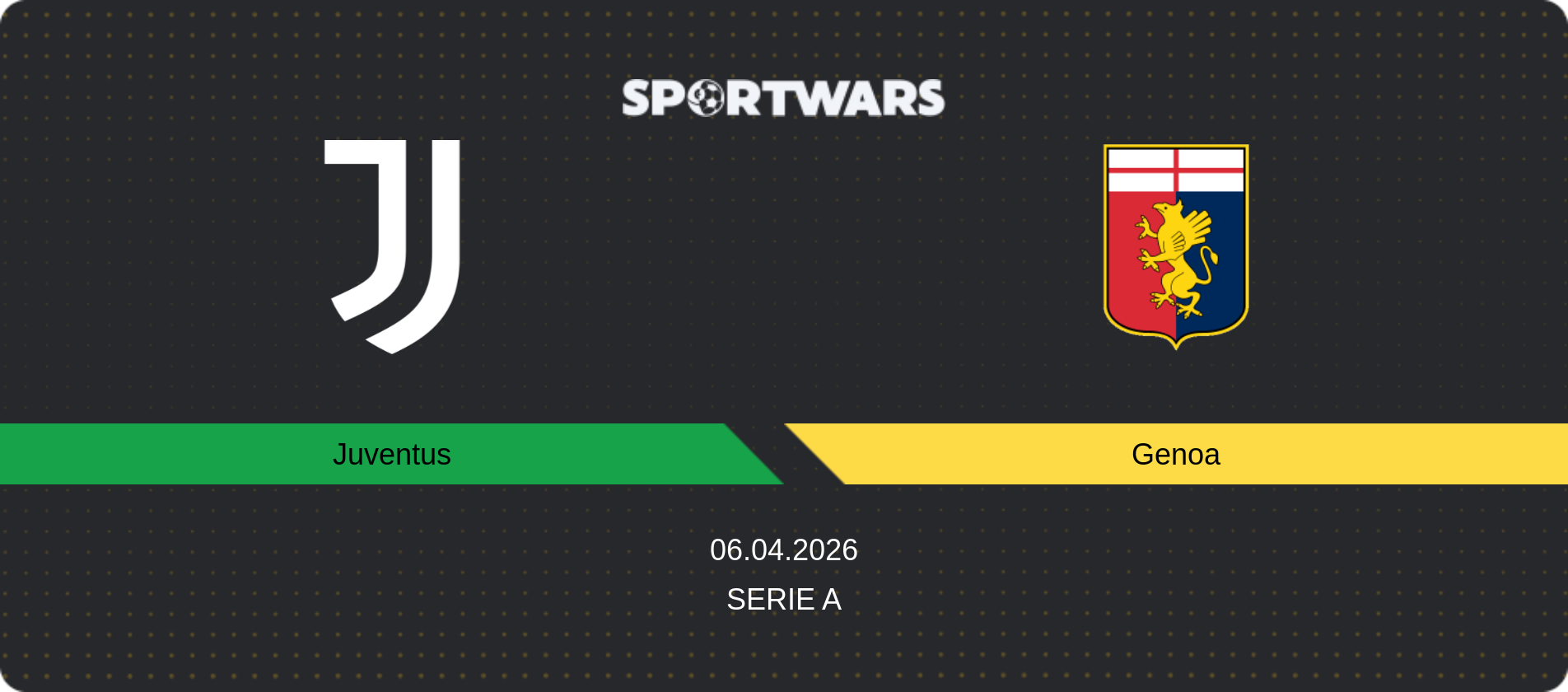 Match prediction Juventus — Genoa, Serie A, 06.04.2026