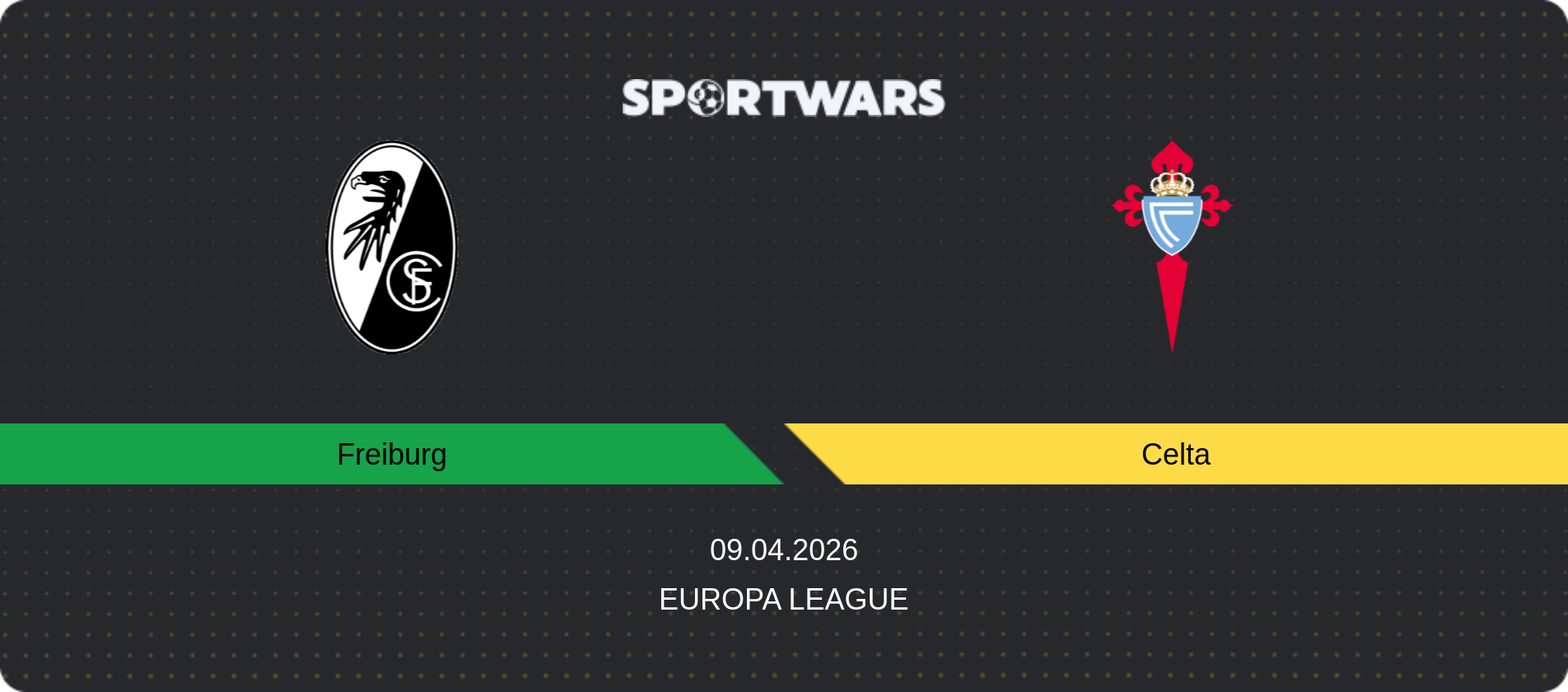 Match prediction Freiburg — Celta, Europa League, 09.04.2026