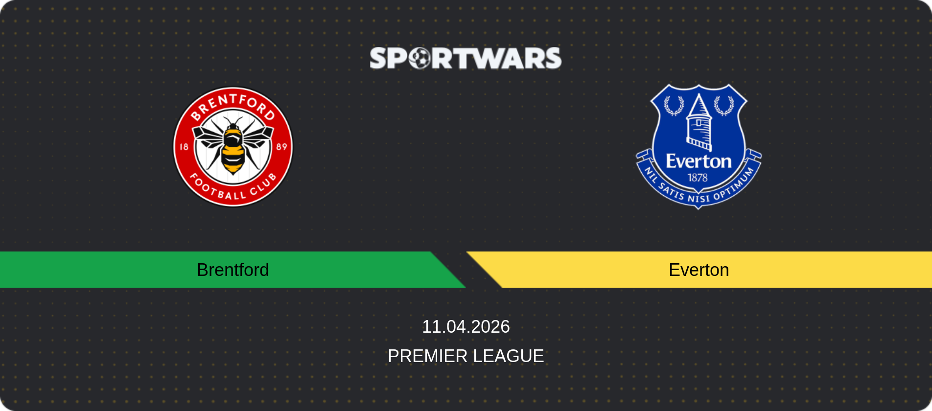 Match prediction Brentford — Everton, Premier League, 11.04.2026