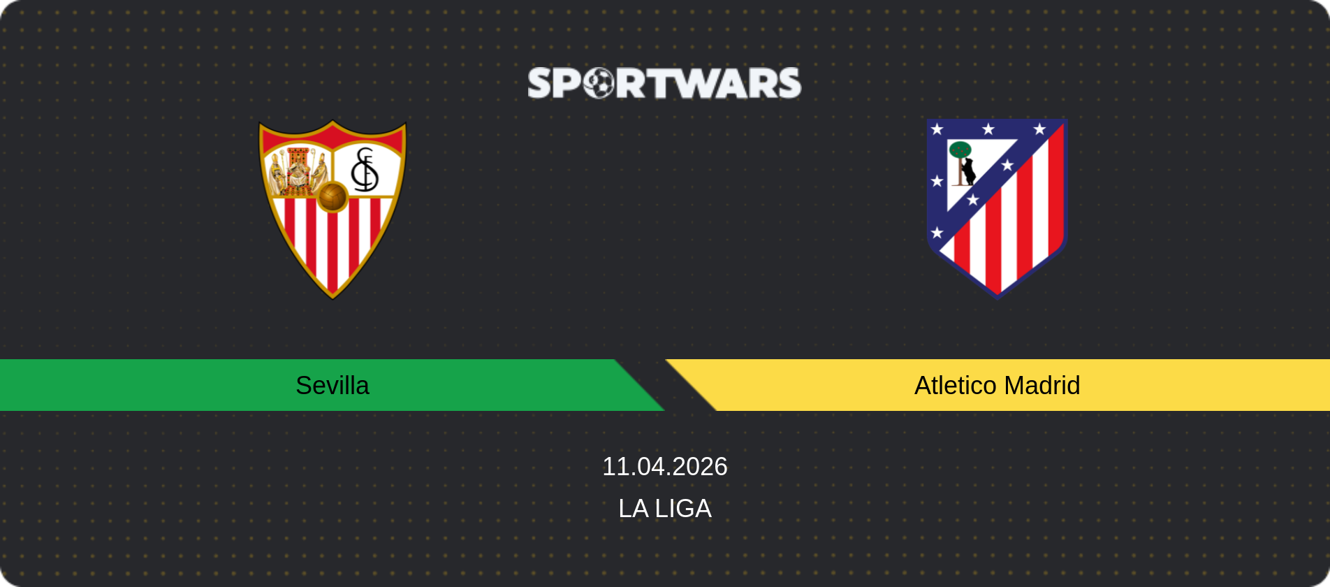 Match prediction Sevilla — Atletico Madrid, La Liga, 11.04.2026