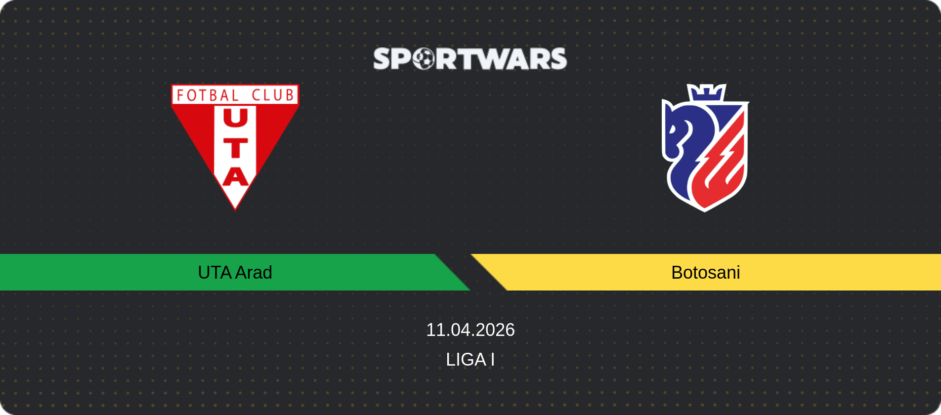 Match prediction UTA Arad — Botosani, Liga I, 11.04.2026