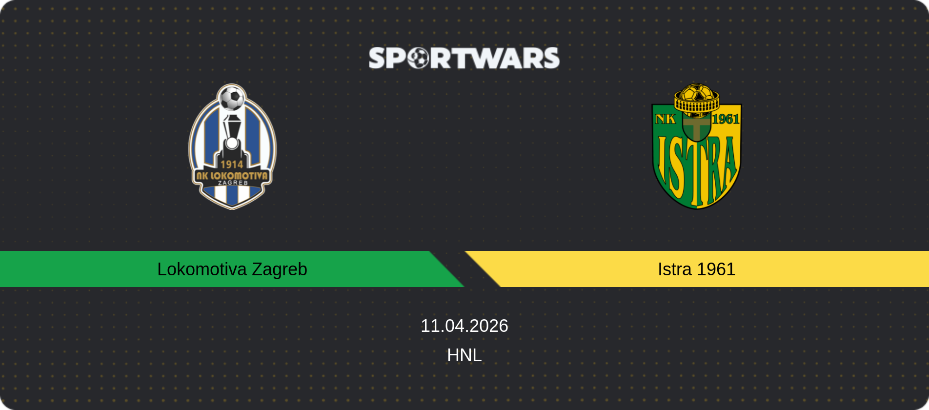 Match prediction Lokomotiva Zagreb — Istra 1961, HNL, 11.04.2026