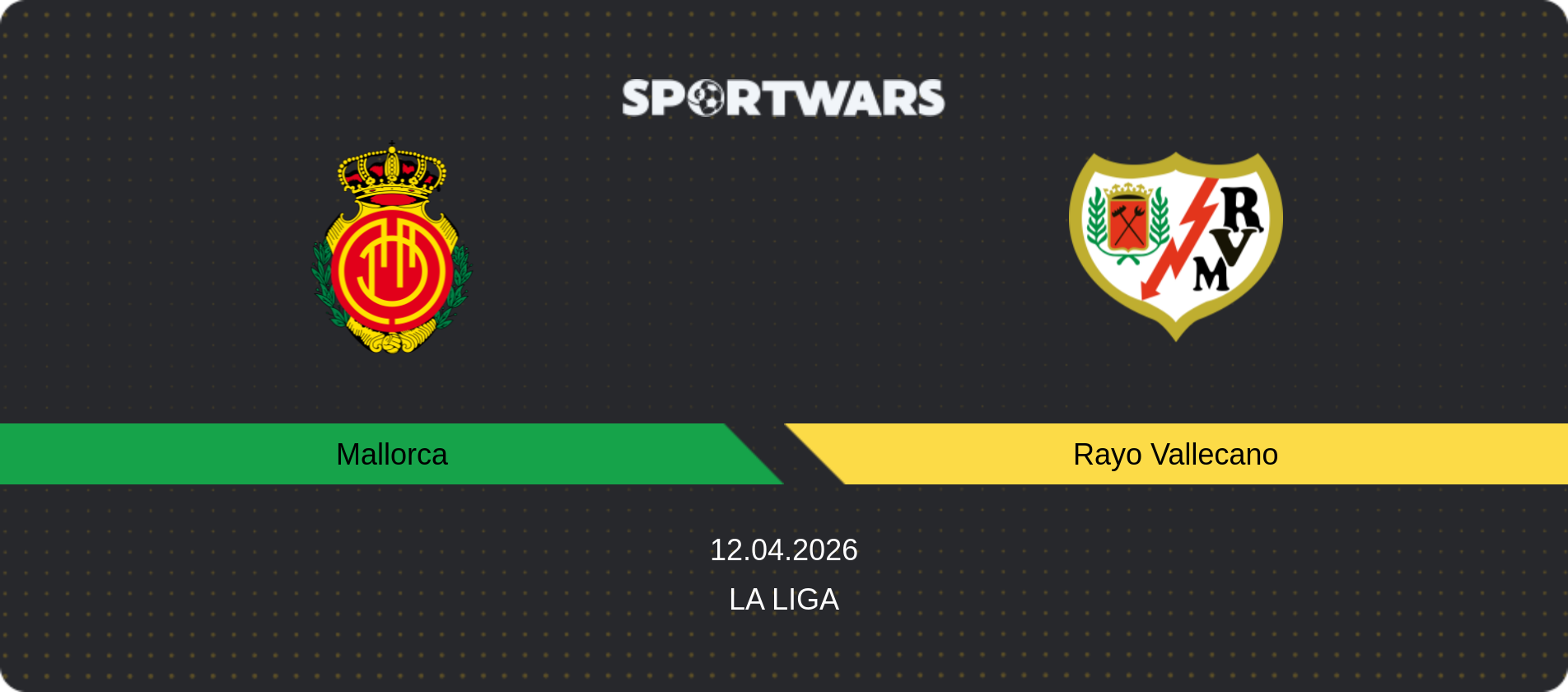 Match prediction Mallorca — Rayo Vallecano, La Liga, 12.04.2026