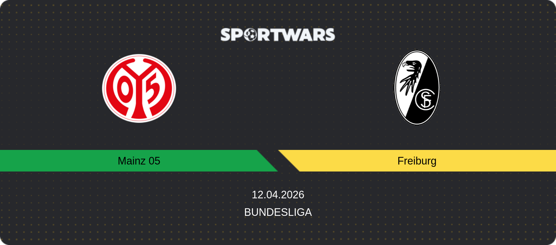Match prediction Mainz 05 — Freiburg, Bundesliga, 12.04.2026
