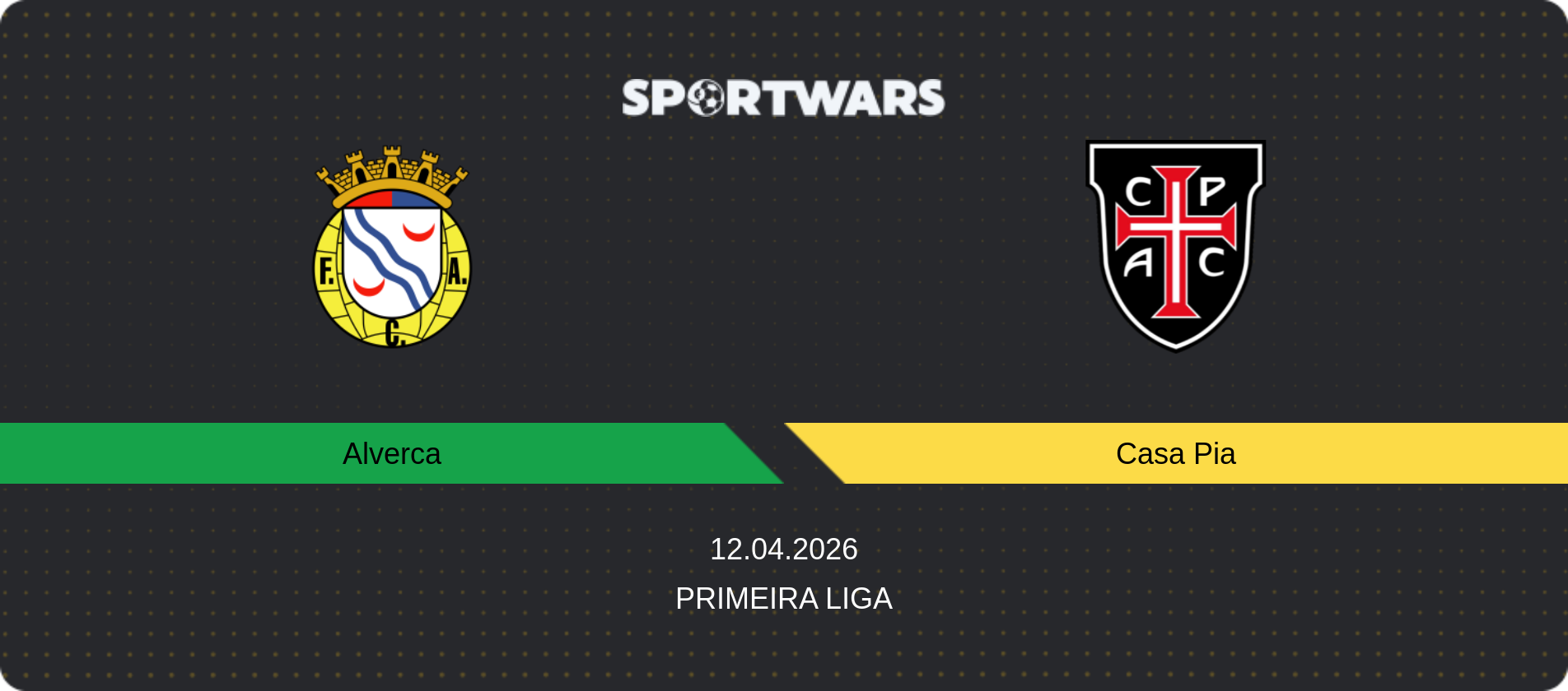 Match prediction Alverca — Casa Pia, Primeira Liga, 12.04.2026
