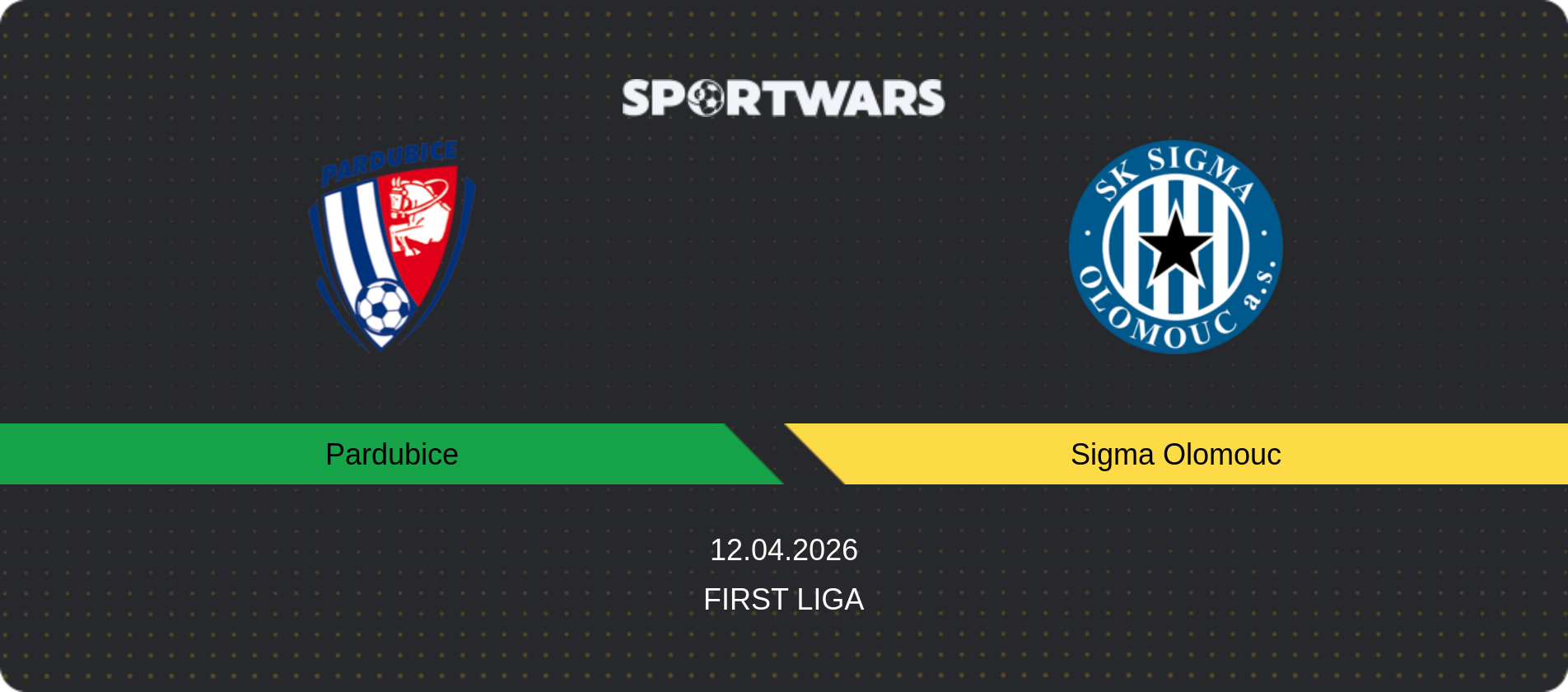 Match prediction Pardubice — Sigma Olomouc, First Liga, 12.04.2026