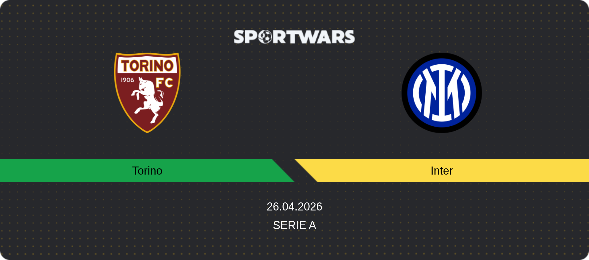 Match prediction Torino — Inter, Serie A, 26.04.2026