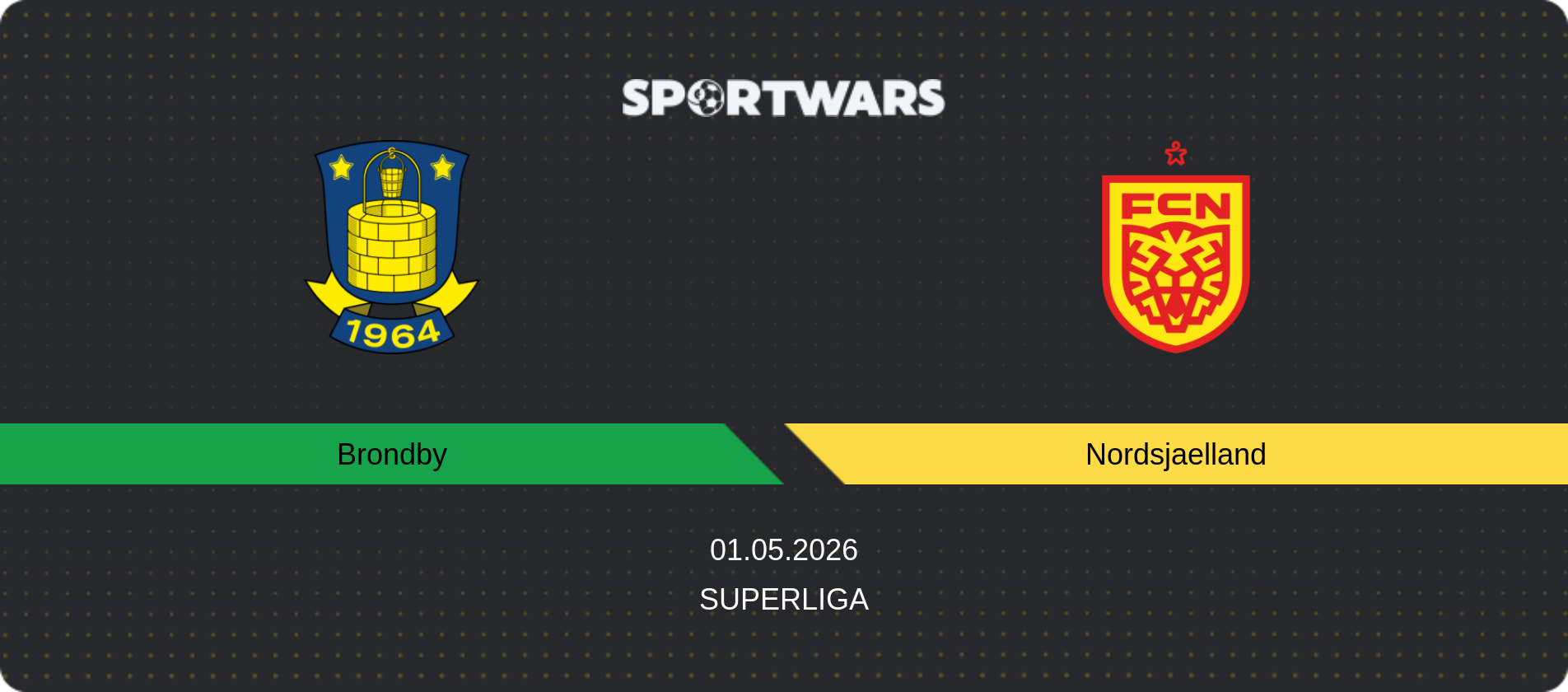 Match prediction Brondby — Nordsjaelland, Superliga, 01.05.2026