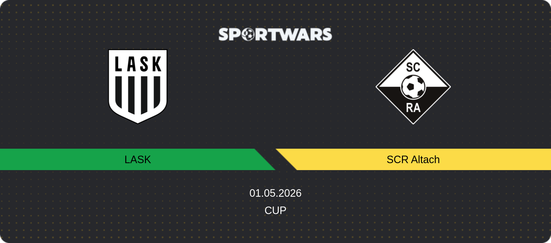 Match prediction LASK — SCR Altach, Cup, 01.05.2026
