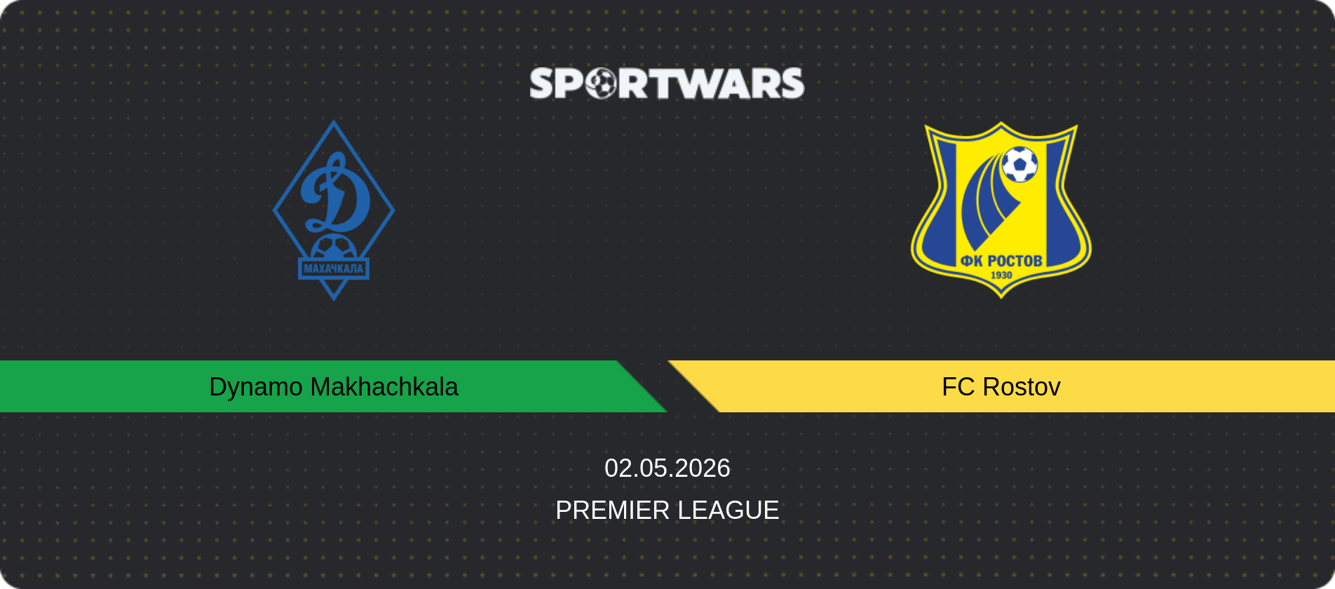 Match prediction Dynamo Makhachkala — FC Rostov, Premier League, 02.05.2026
