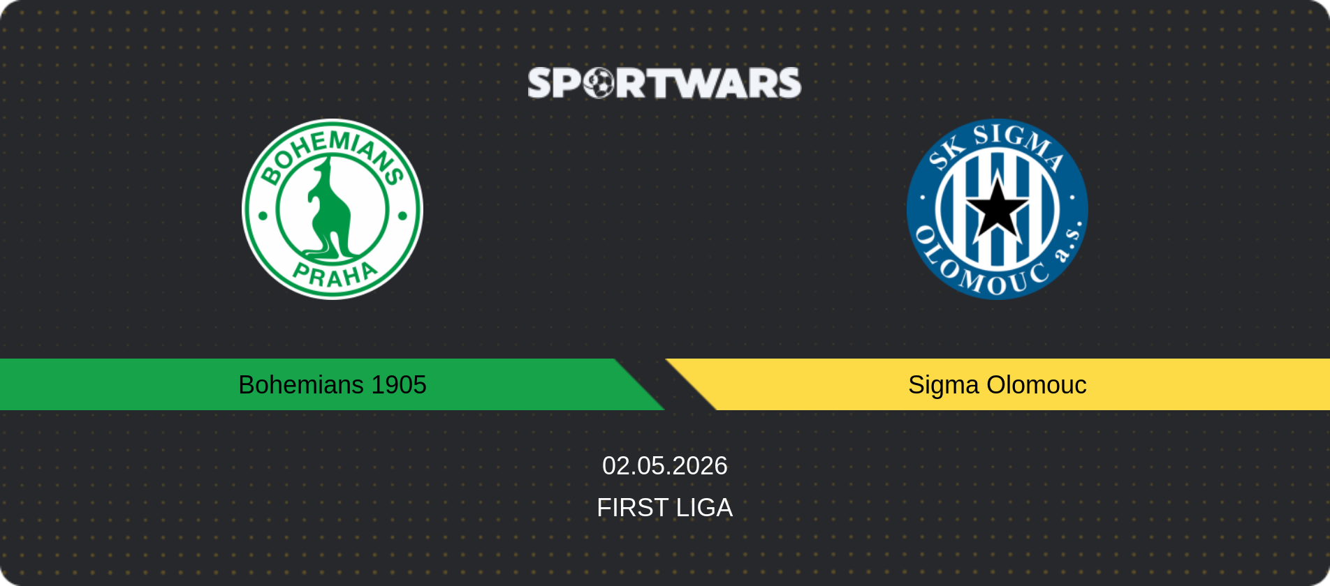 Match prediction Bohemians 1905 — Sigma Olomouc, First Liga, 02.05.2026