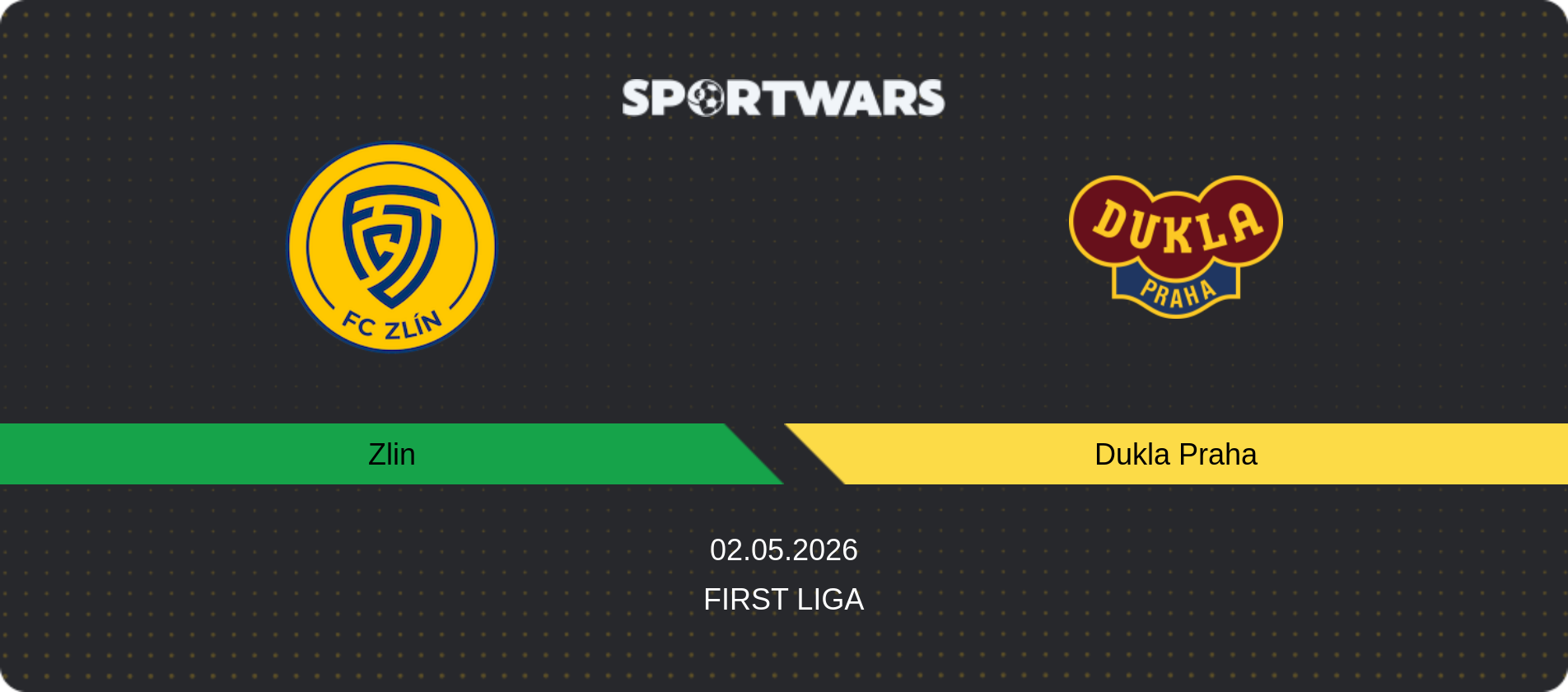 Match prediction Zlin — Dukla Praha, First Liga, 02.05.2026