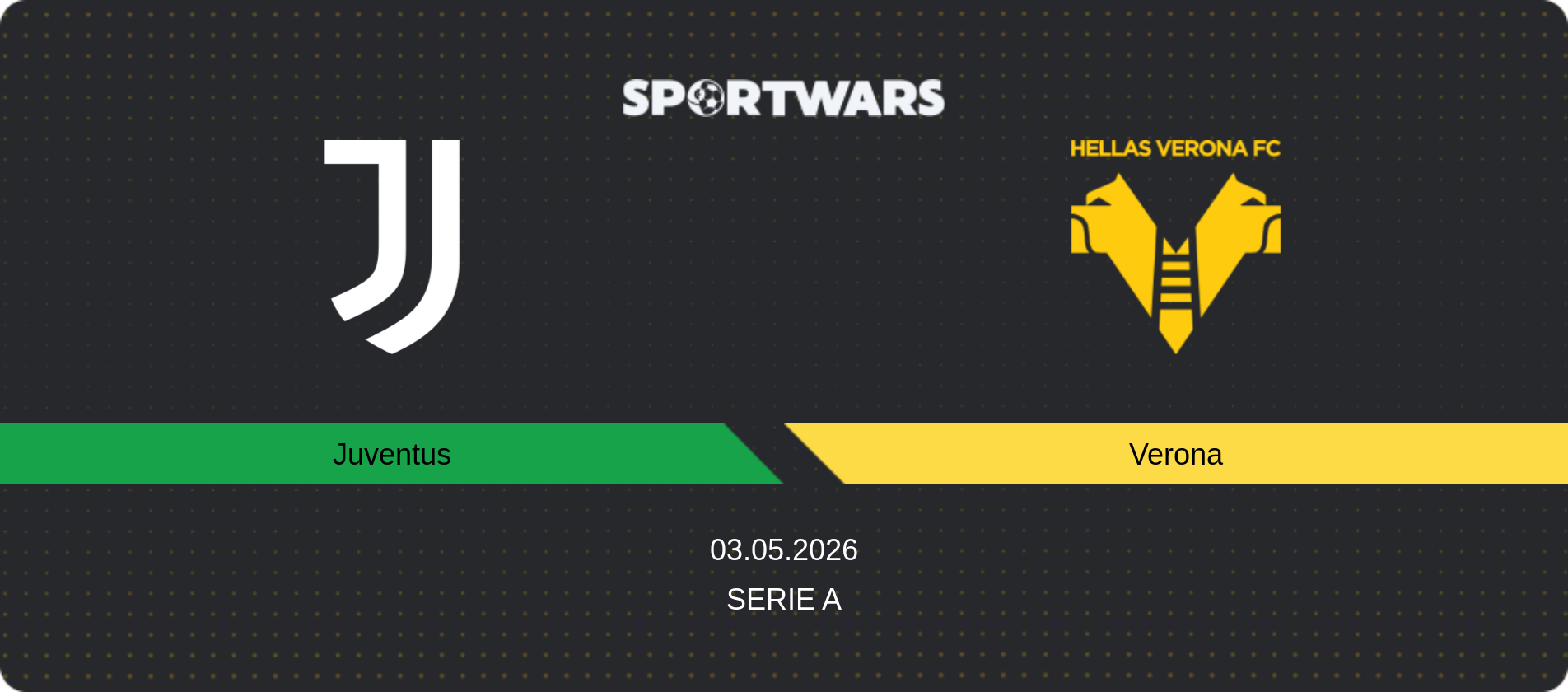 Match prediction Juventus — Verona, Serie A, 03.05.2026