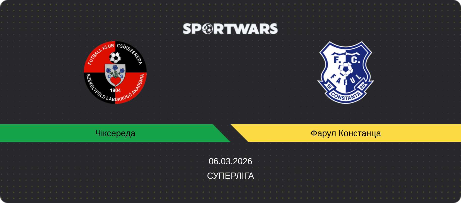 Прогноз матчу Чіксереда - Фарул Констанца, Суперліга, 06.03.2026