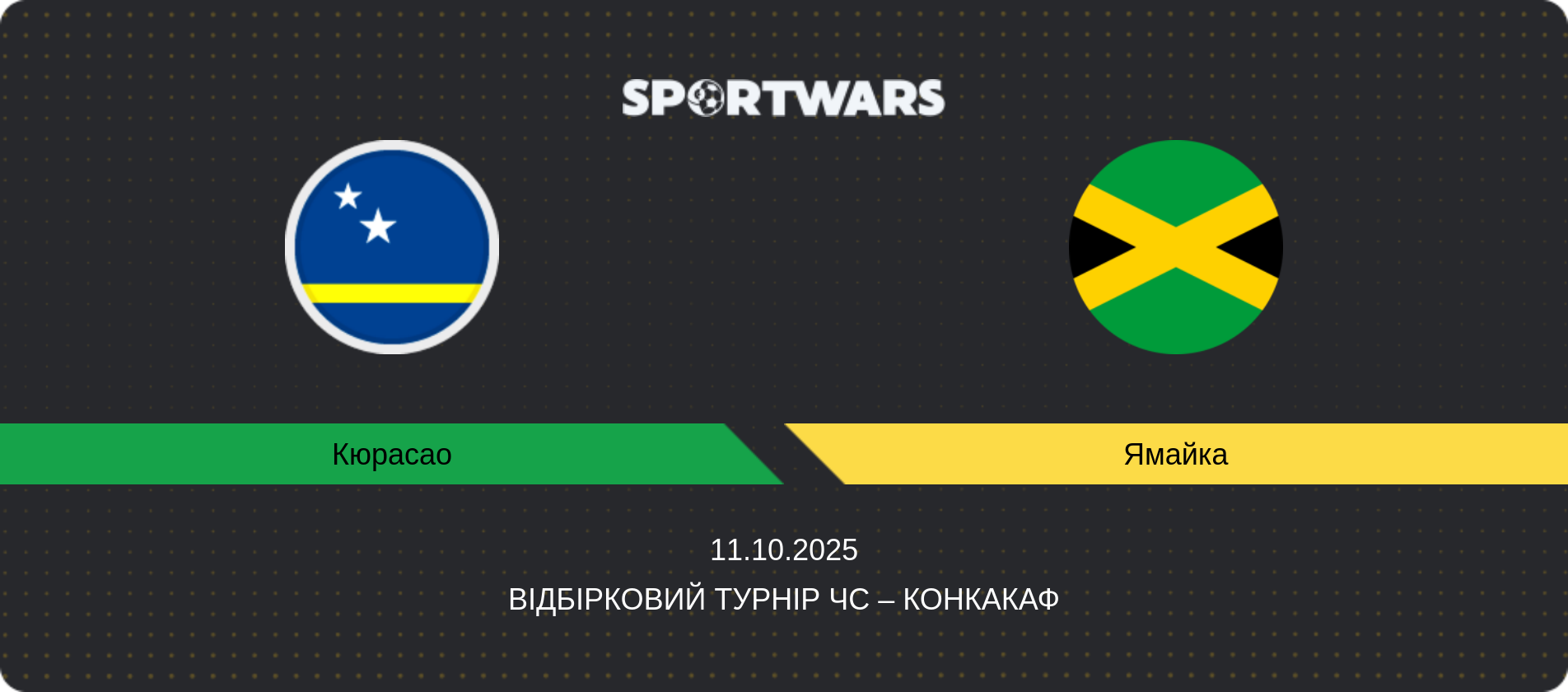 Прогноз матчу Кюрасао - Ямайка, Відбірковий турнір ЧС – КОНКАКАФ, 11.10.2025