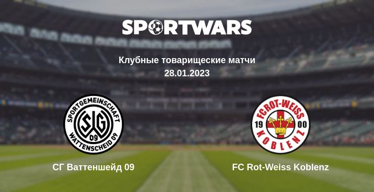 Где смотреть матч онлайн бесплатно СГ Ваттеншейд 09 - FC Rot-Weiss Koblenz