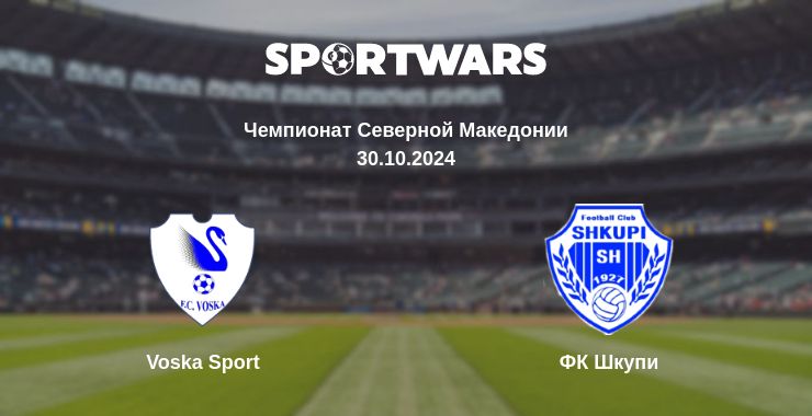 Где смотреть матч онлайн бесплатно Voska Sport - ФК Шкупи