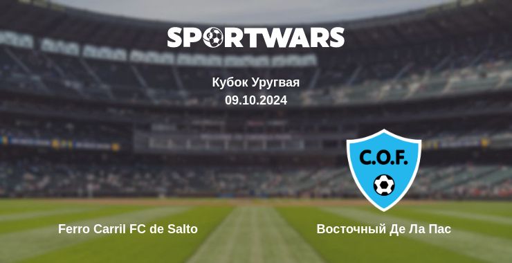 Где смотреть матч онлайн бесплатно Ferro Carril FC de Salto - Восточный Де Ла Пас