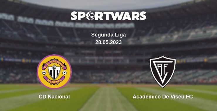 Where to watch the match CD Nacional - Académico De Viseu FC