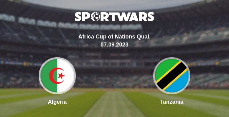 Where to watch the match Algeria - Tanzania