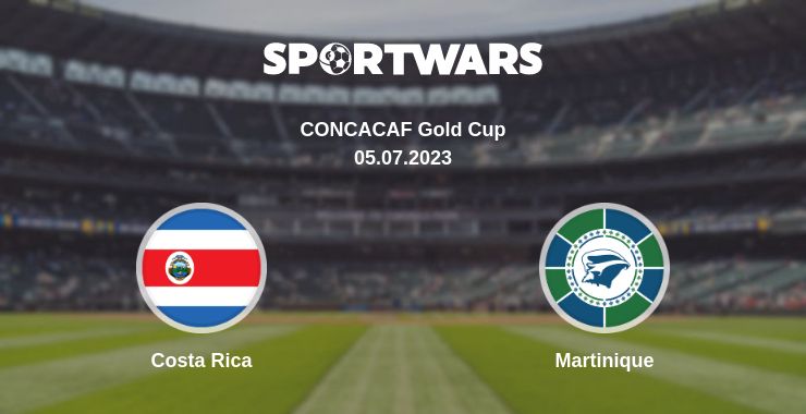 Where to watch the match Costa Rica - Martinique