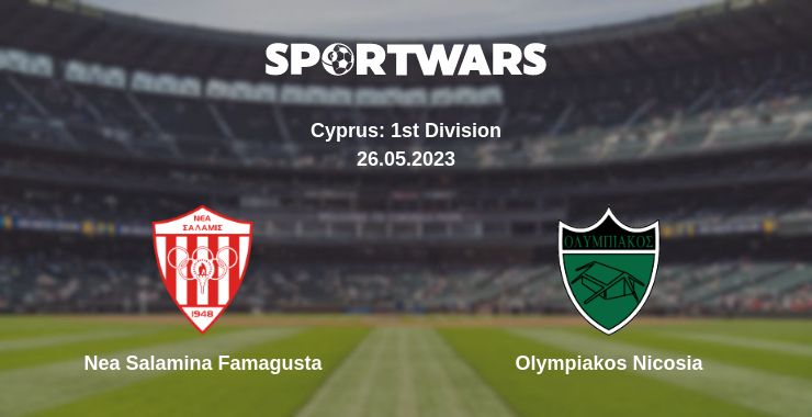 Where to watch the match Nea Salamina Famagusta - Olympiakos Nicosia