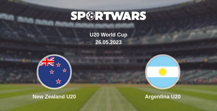 Where to watch the match New Zealand U20 - Argentina U20