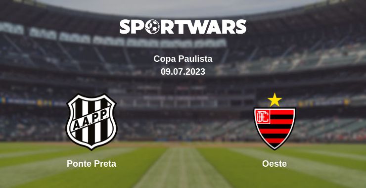 Where to watch the match Ponte Preta - Oeste