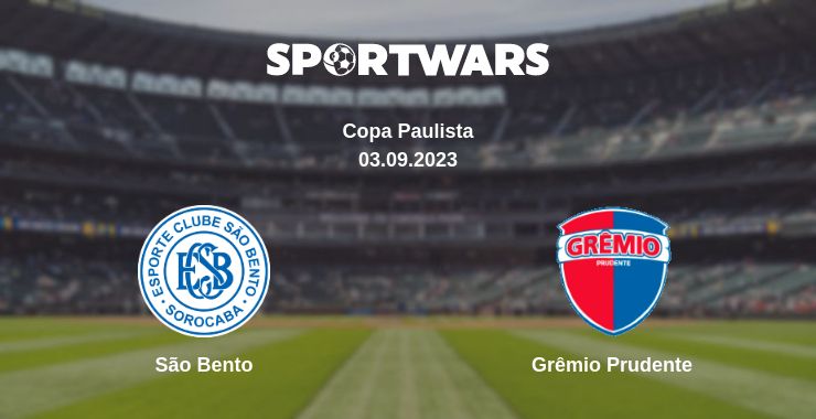 Where to watch the match São Bento - Grêmio Prudente