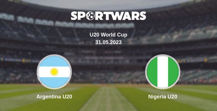 Where to watch the match Argentina U20 - Nigeria U20