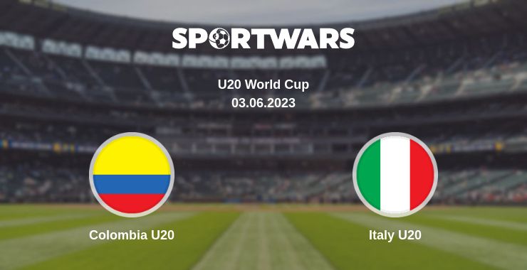 Where to watch the match Colombia U20 - Italy U20